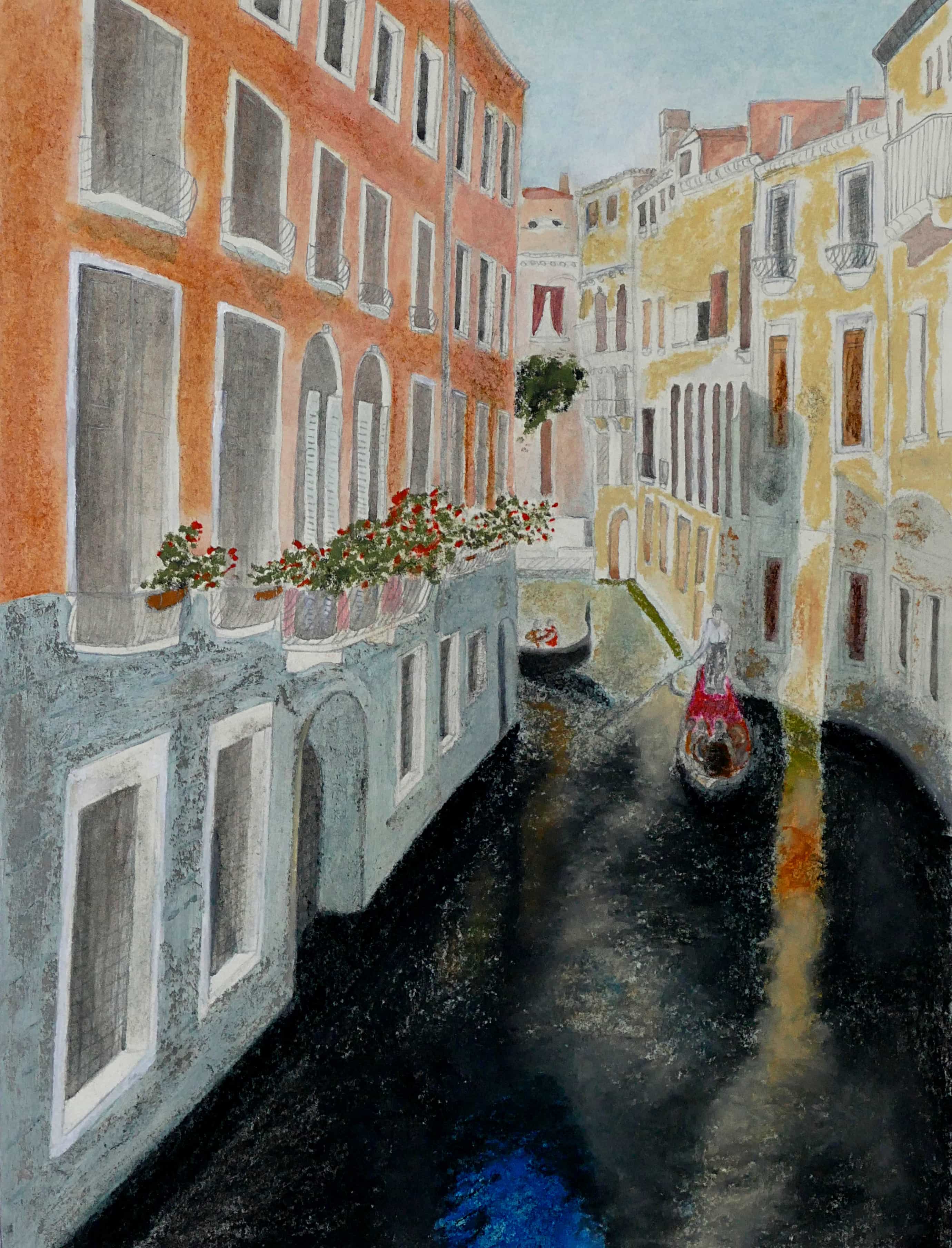 13 Venedig 2016 Pastellkreide auf Papier 30x40